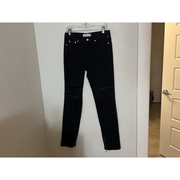 Andersson Bell Black Distressed Jeans Size Medium - Picture 1 of 13